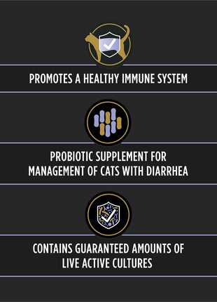 Purina Pro Plan Veterinary Supplements FortiFlora Daily Probiotics for Cats for Digestive Gut Health and Diarrhea - 30 ct. Box