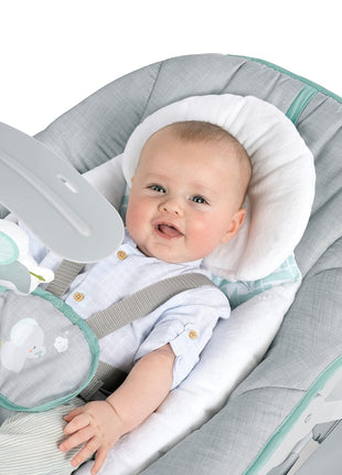 Ingenuity Keep Cozy 3-in-1 Grow with Me Vibrating Baby Bouncer, Seat & Infant to Toddler Rocker, Vibrations & -Toy Bar, 0-30 Months Up to 40 lbs (Weaver)