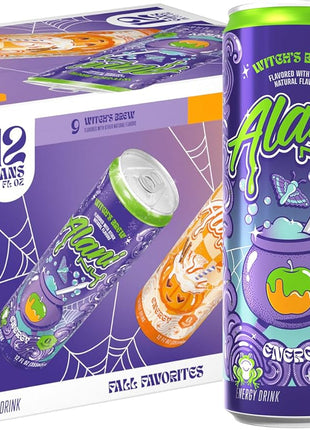 Alani Nu VARIETY PACK - WITCH'S BREW & PUMPKIN CREAM Sugar Free, Low Calorie Energy Drinks, 200mg Caffeine, Antioxidants, Biotin B Vitamins, Zero Sugar, 15 Calories or Less, 12 Fl Oz Cans (12 Pack)