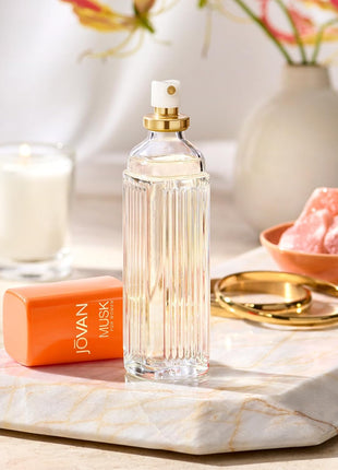 Jovan Musk for Women Eau de Cologne Spray 2 fl oz (Pack of 1), Notes of Jasmine, Amber, and Neroli, Women's Fragrance, Long Lasting, Everyday Fragrance, Travel Size