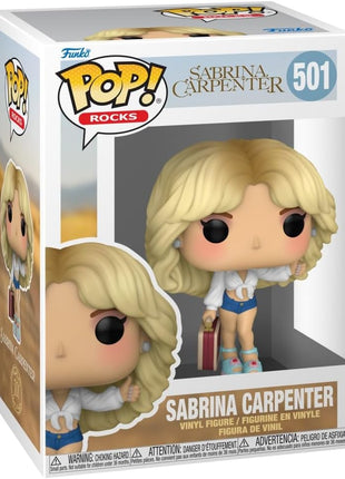 Funko POP! Rocks: Sabrina Carpenter - Manchild | Official Merch - Collectable Vinyl Figurine for Shelf Display - Birthday Gift Idea for Fans and Collectors
