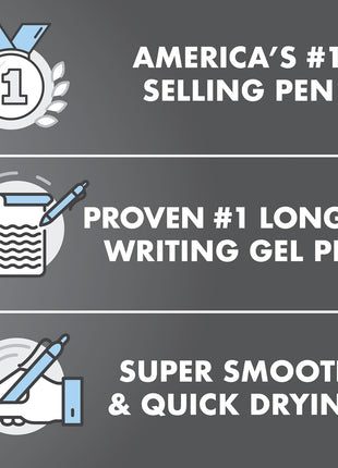 PILOT G2 Pens, 0.7mm, Black Ink, 12-Pack