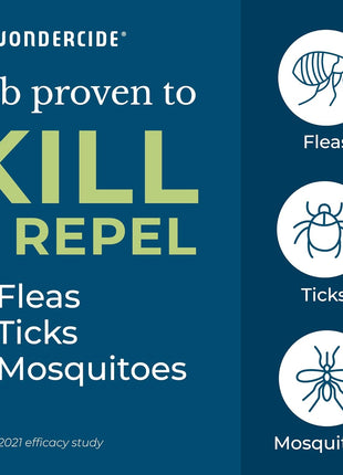 Wondercide - Flea, Tick & Mosquito Spray for Pets and Home with Natural Essential Oils - Killer, Control, Prevention, Treatment - Lemongrass 16 oz
