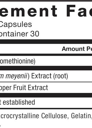 Force Factor Black Maca Root Vitality Supplement for Men with Superior Absorption and Power, Natural Maca Negra Extract, Fundamentals Series, 1000mg, 60 Capsules (Pack of 3)