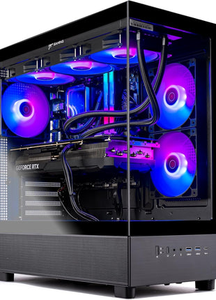 Skytech Gaming Rampage Gaming PC, Intel Ultra 7 265F 5.2GHz, NVIDIA RTX 5060 Ti, 1TB Gen4 NVMe SSD, 32GB DDR5 RAM 6000, 850W Gold ATX 3 PSU, 360 ARGB AIO, Wi-Fi, Win 11, Desktop