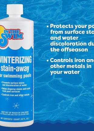 In The Swim Pool Closing Kit - Winterizing Chemicals for Above Ground and In-Ground Pools - Up to 15,000 Gallons