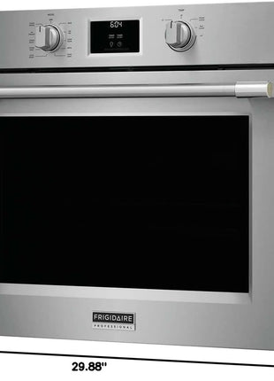 Frigidaire Professional 30 in. Single Electric Wall Oven with True Convection and Air Fry in Stainless Steel PCWS3080AF