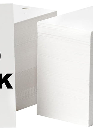 380 Pack Earring Cards - Earring Display Cards - Display Earring Card - Custom Earring Cards For Earring Display - Hanging Earrings - Bulk Earring Cards - 2 x 3.5 Inches - White (Pack of 380)