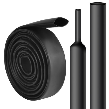 1/2 Inch(12.7mm) Heat Shrink Tubing - 10 Ft 3:1Ratio Waterproof Heat Shrink Tubing,1/2" Pre-Shrink Diameter,0.17" Shrunk, Adhesive Lined, Dual Wall Adhesive Shrinkable Wire Wrap Tube