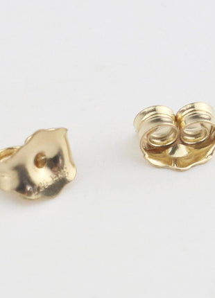 Orgrimmar 14K Gold Plated Earring Backs Yellow Ear Locking for Stud Ear Rings (3 Pairs)