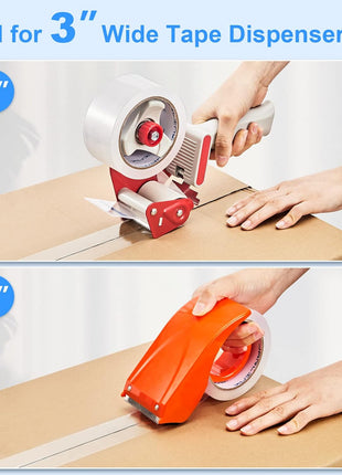 JARLINK Clear Packing Tape (12 Rolls), Heavy Duty Packaging Tape for Shipping Packaging Moving Sealing, 2.7mil Thick, 1.88 inches Wide, 60 Yards Per Roll, 720 Total Yards