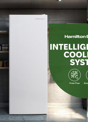 Hamilton Beach HBFRF6892-WHITE HBFRF6892 Upright Convertible Fridge/Freezer-Reversible Door-Removable Glass Shelves-Adjustable Controls-6.8 cu ft, White