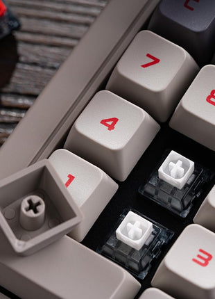 8BitDo Retro 18 Mechanical Numpad, Supports Calculator Mode, Bluetooth/2.4G/Wired Numpad for Windows and Android - N Edition