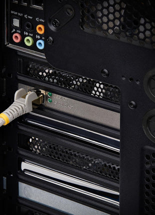 StarTech.com 1-Port 2.5Gbps PCIe Network Card, Computer Network Card, Intel I225-V, Multi-Gigabit Ethernet Interface Card