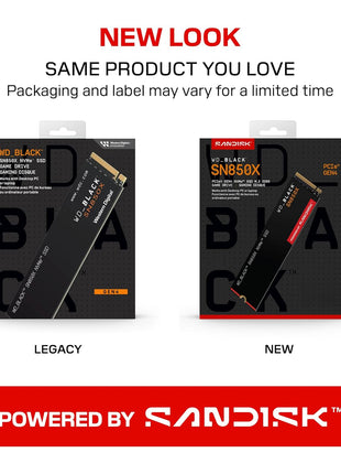 WD_BLACK SN850X 4TB NVMe SSD - M.2 2280, Up to 7,300 MB/s Read speeds, Up to 6,300 MB/s write speeds, Gaming Expansion, High Performance Internal Solid State Drive - WDS400T2X0E
