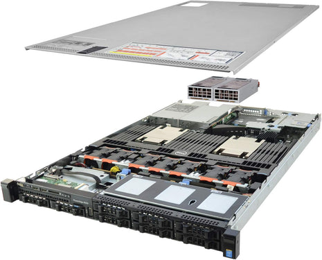 Dell PowerEdge R630 Server 2X E5-2640v3 2.60Ghz 16-Core 64GB 8X 300GB H730 (Renewed)