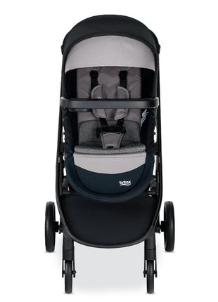 Britax Brook+ Modular Baby Stroller, Ultra-Lightweight Infant and Toddler Stroller with SafeWash Insert and 4 Ways to Stroll, Graphite Onyx