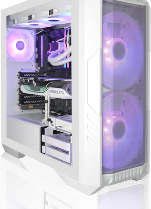 FrostFire Creator Gaming PC AMD Ryzen 9 9900X3D, GeForce RTX 5070 Ti, 2TB nVME, 64GB RAM DDR5, 360mm Liquid Cooling, Window 11 Pro, White