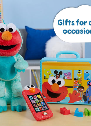 Sesame Street Learn with Elmo Pretend Play Phone, Learning and Education, Kids Toys for Ages 2 Up by Just Play