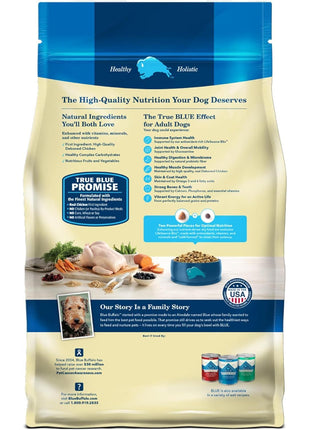 Blue Buffalo Life Protection Formula Adult Dry Dog Food, Helps Build and Maintain Strong Muscles, Made with Natural Ingredients, Chicken & Brown Rice Recipe, 30-lb. Bag