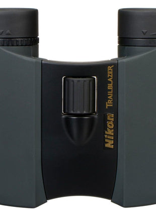 Nikon Trailblazer 8x25 ATB Black Binoculars 8218 | Waterproof, Fogproof, Dual-hinge design, Compact Binocular, Black Rubber Armoring, Mutlilayer-coated lenses | Official Nikon USA Model