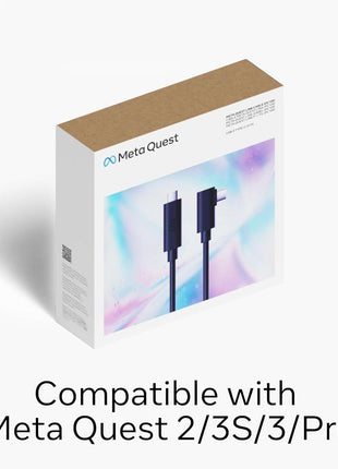 Meta Quest Link Cable - Virtual Reality Headset Cable for Quest - 16FT (5M) - PC VR