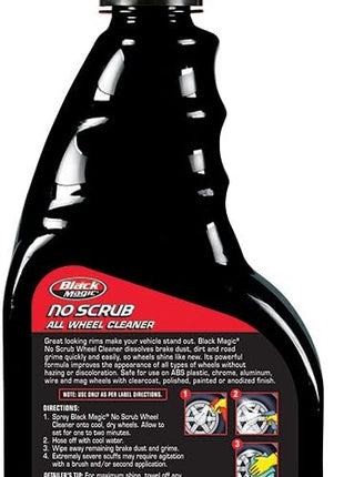 Black Magic BM41023 No No Scrub Wheel Cleaner, 23 Fluid Ounces, 1 Pack