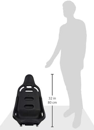 RCI 8000S Poly Baja Hghbck Seat Blk