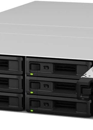 Synology RX1217RP 12-AY 2U Rack Mount Storage Expansion Unit With 2X Power Supply, 3.5 inch/2.5 inch Sata Drive Bays, Diskstation Manager, Diskless