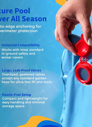 Blue Wave 8-ft Double Water Tube for Winter Pool Cover - 5 Pack