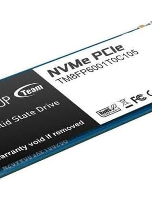 Team Group TM8FP6001T0C101 MP33 M.2 2280 1TB PCIe 3.0 x 4 with NVMe 1.3 3D NAND Internal Solid State Drive