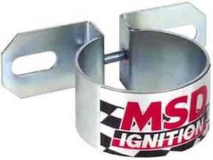 MSD 8213 Ignition Coil Bracket (Canister Style), Horizontal Mounting GM coils