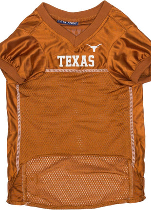 Pets First NCAA College Texas Longhorns Mesh Jersey for DOGS & CATS, Medium. Licensed Dog Jersey with your Favorite Football/Basketball College Team