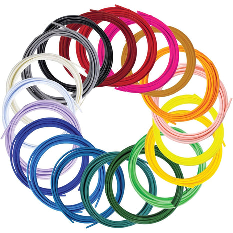 SCRIB3D Pen Filament Refills, 20 Colors, 320 Feet, 1.75mm PLA, Works with SCRIB3D, PIKA3D, MYNT3D and Most Other 3D Printing Pens