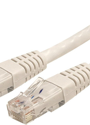 StarTech.com White Molded RJ45 UTP Gigabit Cat6 Patch Cable - 50 Feet (C6PATCH50WH)