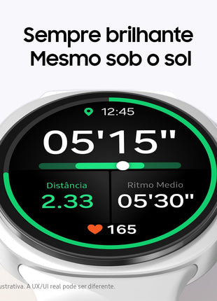 Samsung Galaxy Watch 8 | 44mm | AI Smartwatch w/ 1.47inch AMOLED, Wear OS 6, Wi-Fi, Bluetooth, Heart Rate, GPS Fitness Tracker | IP68, MIL-STD-810H | International Model L330 | w/Fast Charger, Graphite