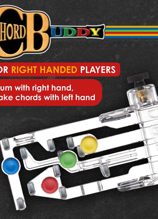 ChordBuddy "MADE IN THE USA" - Guitar Learning with Songbook, Lesson Plan, App, and Right Handed ChordBuddy | 2-Month Lesson Plan with App Access & Video Tutorials; Made in the USA