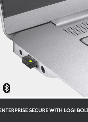 Logitech MX Keys Combo for Business | Gen 2, Full Size Wireless Keyboard and Wireless Mouse, with Keyboard Palm Rest, Bluetooth, Logi Bolt, Quiet Clicks, Windows/Mac/Chrome/Linux - Graphite