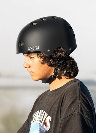 OutdoorMaster Beetles Snug Skateboard Bike Helmet for Adults, Youth | Two Removable Liners Ventilation Certified Multi-Sport Helmet for Cycling Commuter Scooter Roller Skating Longboard