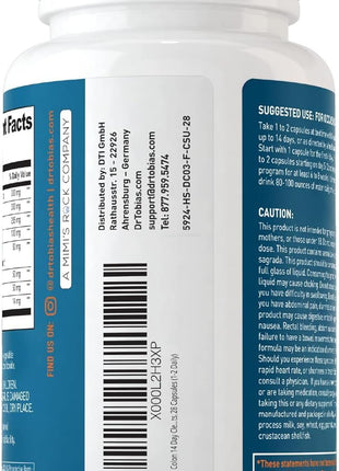 Dr. Tobias Colon 14 Day Cleanse, Advanced Gut Cleanse Detox for Women & Men with Cascara Sagrada, Psyllium Husk, Senna Leaf & Probiotics, Non GMO Colon Cleanse, 28 Capsules 1 2 Daily