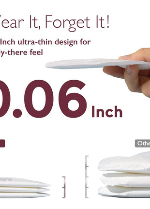 Momcozy Ultra-Thin Disposable Nursing Pads, Super Absorbent and Breathable Breastfeeding Pads, Make The Breasts Light and Unburdened, 3D Shape for The Best Fit, Individually Packaged（120 Count）