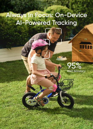 eufy Security SoloCam S340, 3K Dual-Lens Solar Security Camera | 360° Coverage, Pan & Tilt, No Blind Spots, AI Detection & Tracking, Color Night Vision, No Monthly Fee, Built-in 8GB