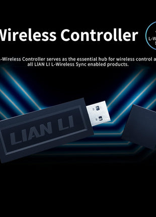 Lian Li UNI Fan TL LCD Wireless 120-Single Pack-2.4 GHz Wireless Signal ARGB Fan-Infinity Mirror-Daisy-Chain -Customizable Lighting Effects-Controller NOT Included & Required - Black (12TLLCD1W1B)
