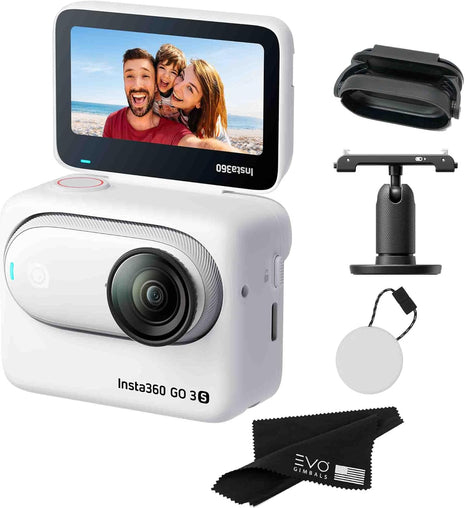 Insta360 GO 3S 4K Standard Edition Action Camera - White Arctic, 128GB