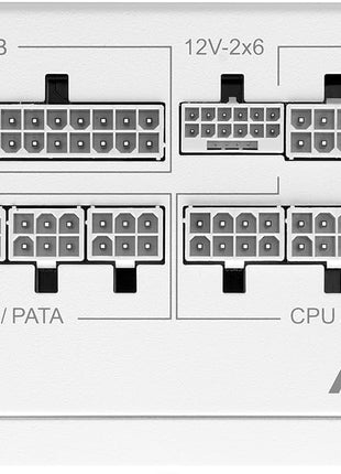 ASRock Steel Legend SL-1000GW 1000W 80 Plus Gold & Cybenetics Platinum Full Modular Power Supply ATX3.1 PCIe5.1 Ready with Dual Color 12V-2x6 Cable 10 Years Warranty White Edition Japanese Capacitor