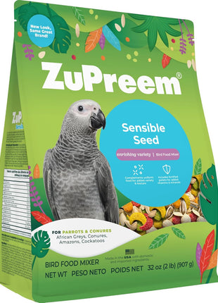 ZuPreem FruitBlend Bird Pellets, Daily Bird Food for Parrot, Conure, Caique, African Grey, Eclectus, Small Cockatoo, Core Nutrition for Medium Large Birds, Parrot Food (ML, 3.5 lbs)
