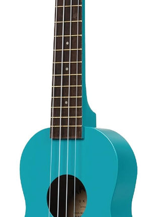 Kala MK-SS/BLU Makala Shark Soprano Ukulele, Blue, One Size