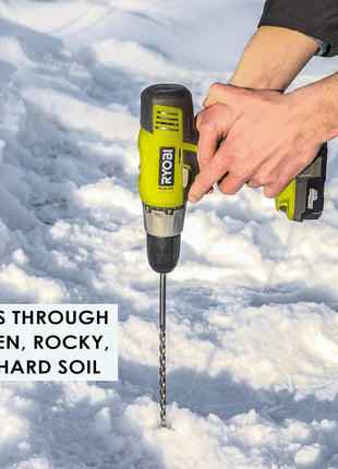 Polar Snow Products 12 inch Driveway Stake Installation Bit -Easily Install Your Snow Stakes in Frozen and Rocky Soil