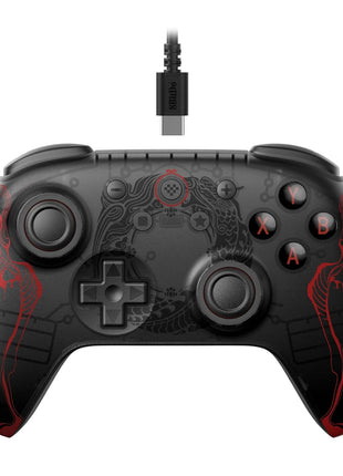 8BitDo Ultimate 2C Wired Controller for Windows PC and Android, with Hall Effect Joysticks and Hall Triggers, 1000Hz Polling Rate, and Remappable L4/R4 Bumpers - Black Myth: Wukong