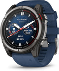 Garmin® quatix® 8, 51 mm, Marine GPS Smartwatch, Bright AMOLED Display, Chartplotter Controls, Built-in Flashlight, 24/7 Health & Wellness Features